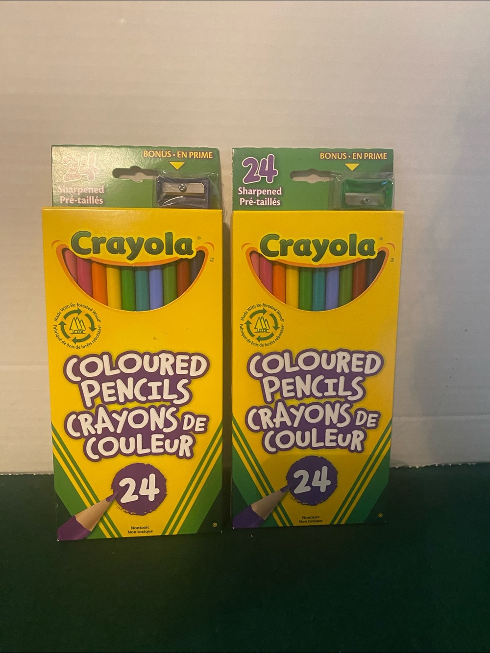 2x Crayola 24 Count Colored Pencils